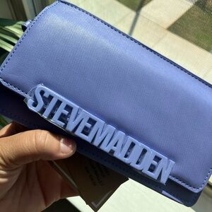 Steve Madden Lavender Crossbody Bag | Logo Wallet-Style Purse (NWT)